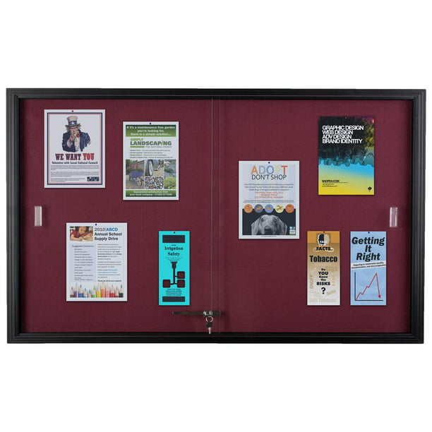Grey Felt Notice Board Wooden Frame Wood Pin Boards Frames Office Covered School